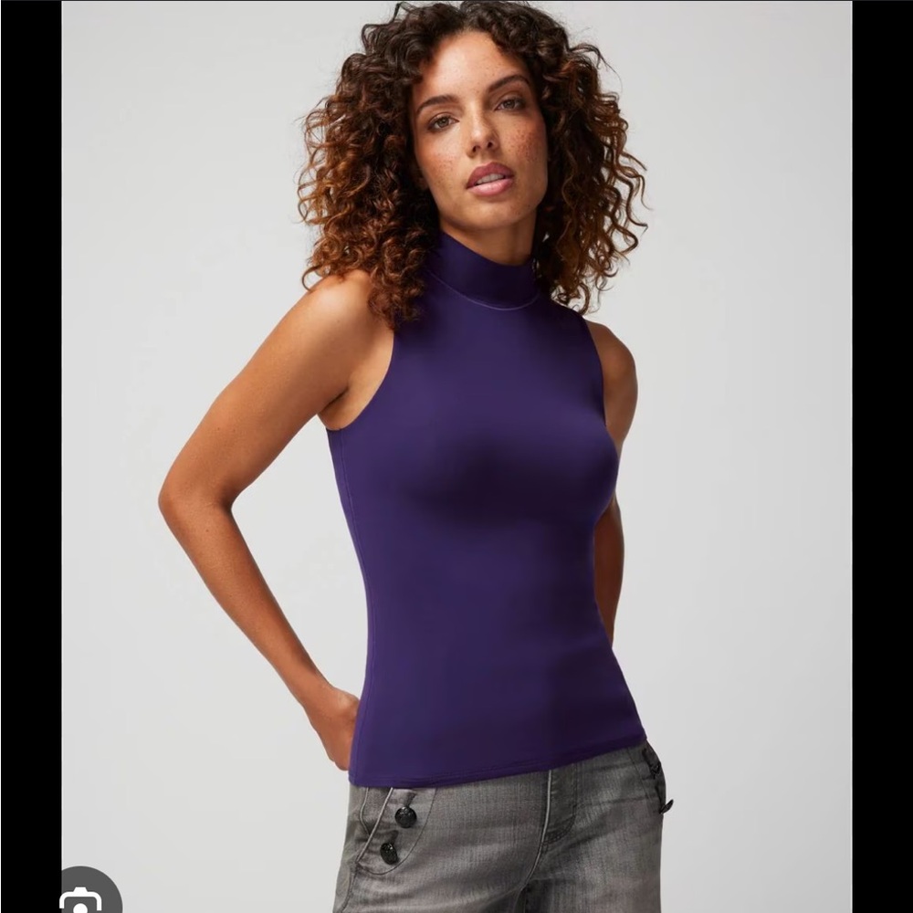 Forme mock neck tank